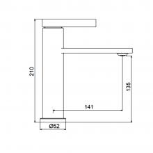 Смеситель для раковины Frap F10899-15