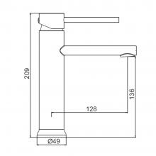 Смеситель для раковины Frap F10899-29