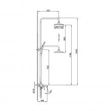 Душевая стойка Frap F2486-3