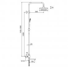 Душевая стойка Frap F24007-9