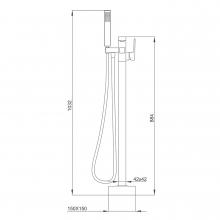 Смеситель для ванны Frap F3091-9