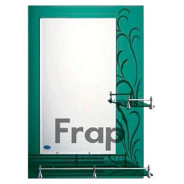 Зеркало для ванной с полками Frap F686